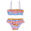 KIDS STELLA MCCARTNEY Wiggle Print Two Piece Swimsuit - Multicolour - Thumbnail 1