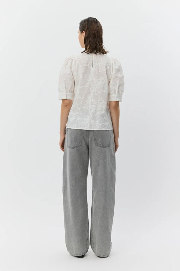 Sofie Schnoor Ahlia Puff Sleeve Top - White