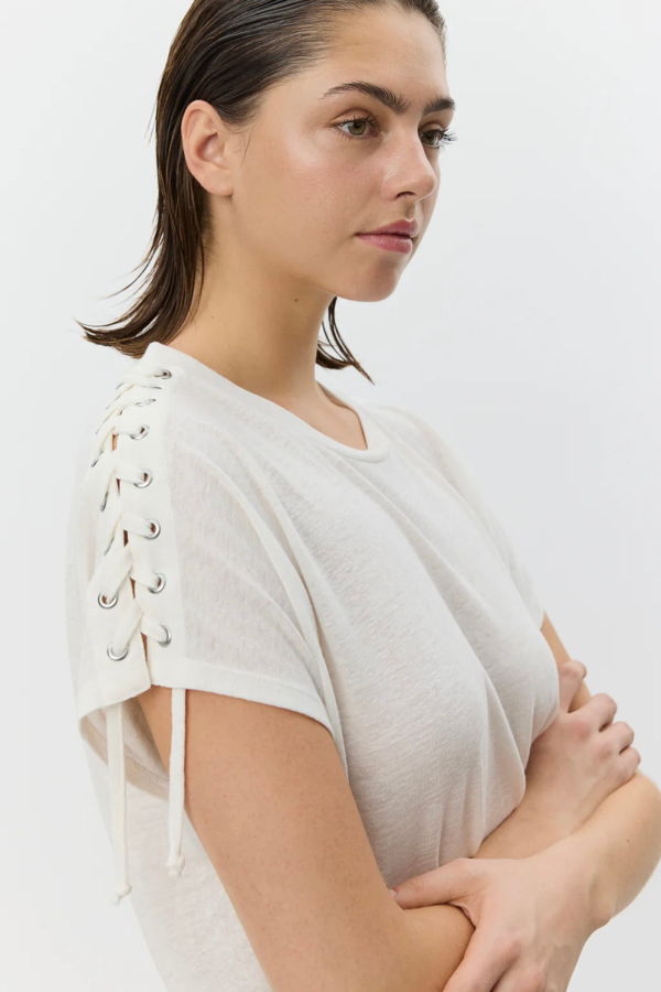 Sofie Schnoor Aleid Linen Mix Tee