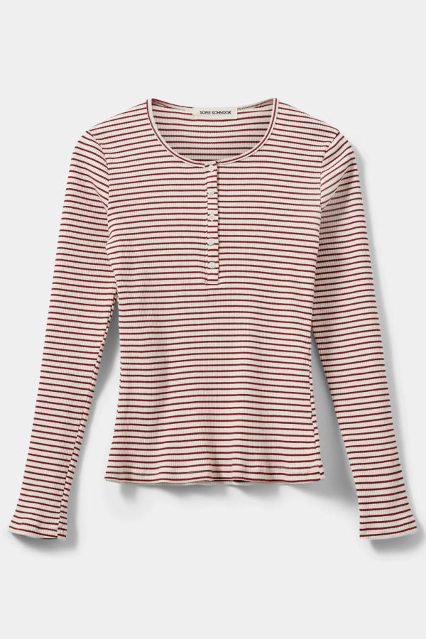 Sofie Schnoor Pax Long Sleeve Top - Red Stripe