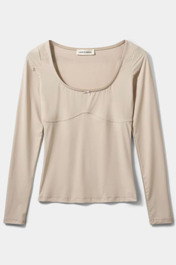 Sofie Schnoor Victoria Long Sleeve Top - Sand