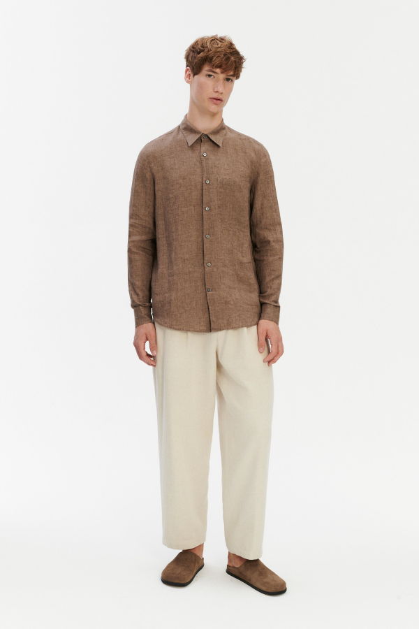 Delikatessen Feel Good Shirt in Pure Italian Linen