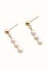 Sheena Marshall Jewelry Pearl Trio Earring - Thumbnail 1