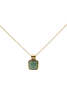 seree Puzzle Jade Stone Pendant Necklace - Green - Thumbnail 1