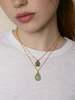 seree Puzzle Jade Stone Pendant Necklace - Green - Thumbnail 2