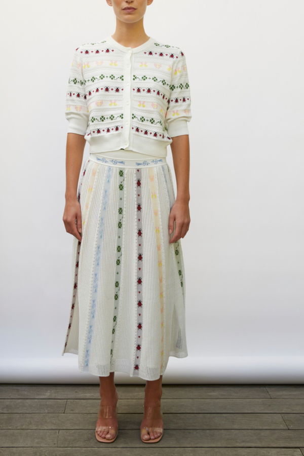 Molli Esperance Skirt - Milk Multi