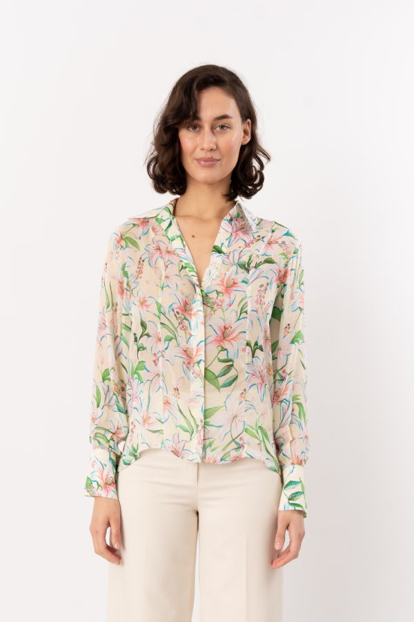 LA FUORI Lily Blossom Shirt - Yellow