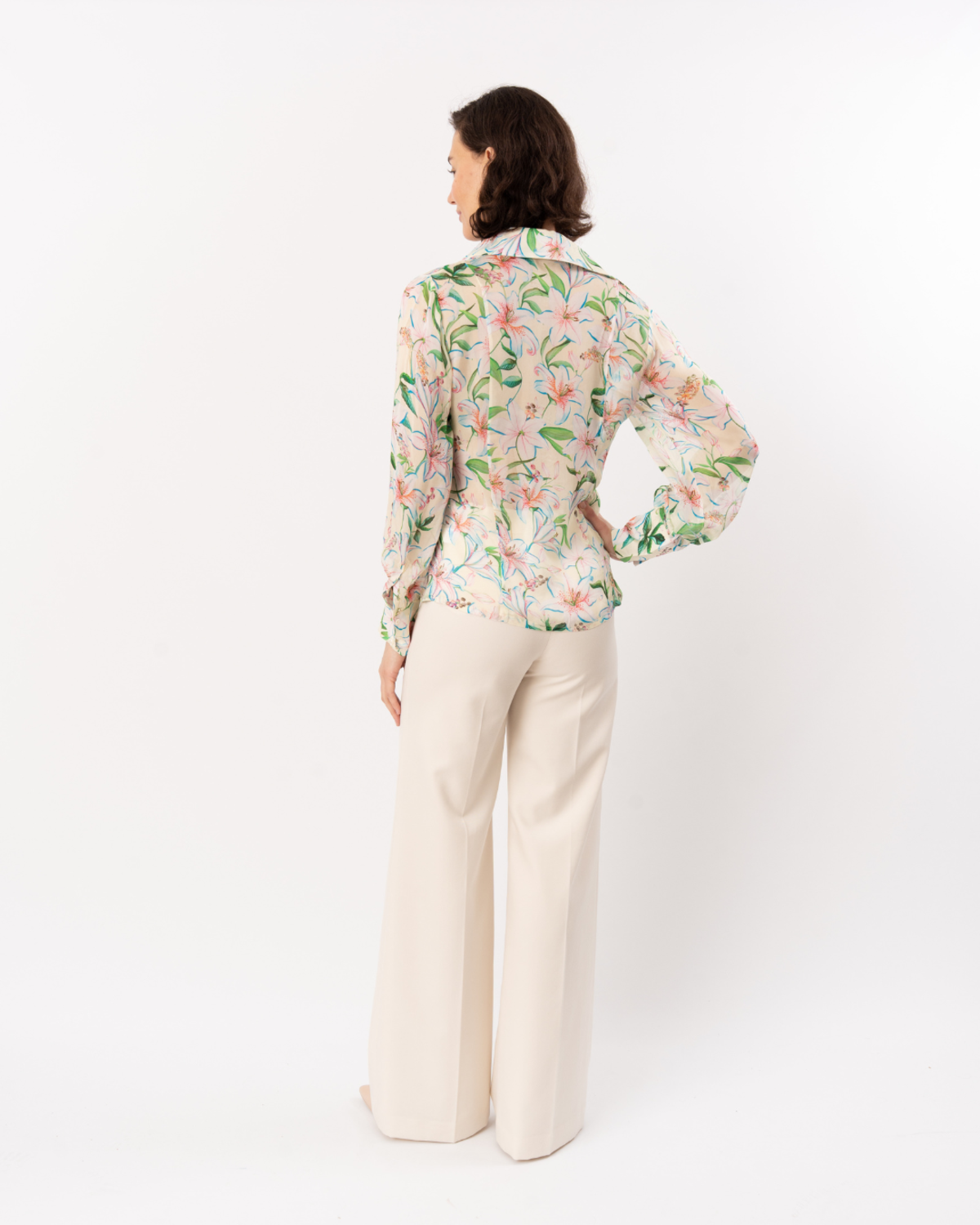 LA FUORI Lily Blossom Shirt - Yellow - Image 5 of 6