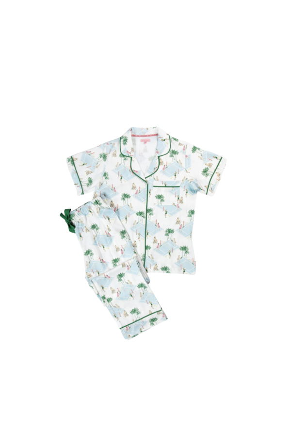 Katie Kime Palm Courts Pajama Pants Set