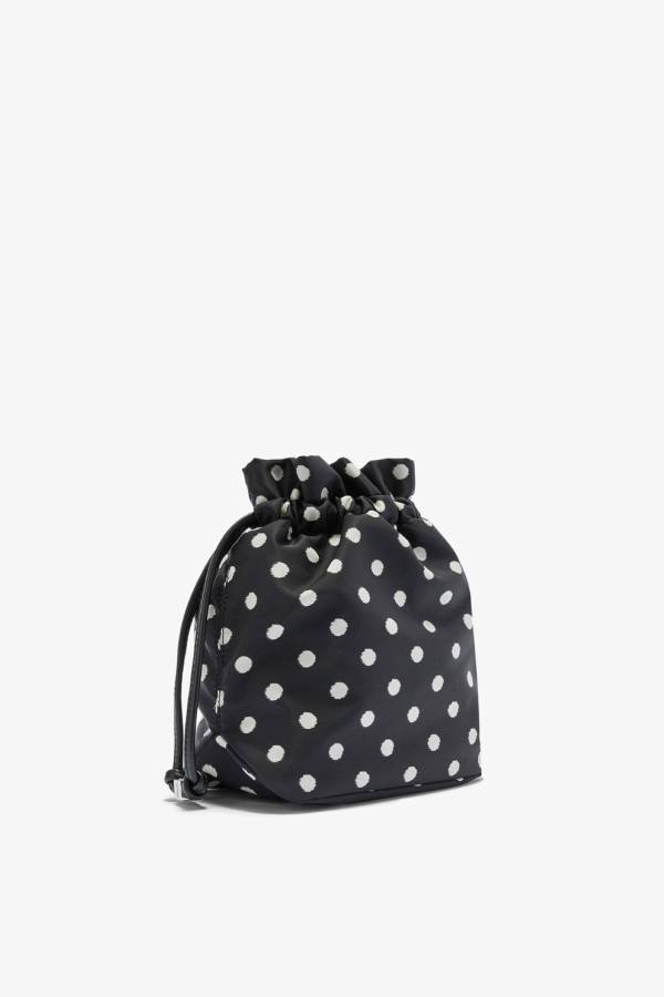 Ganni Printed Nylon Pouch - Black