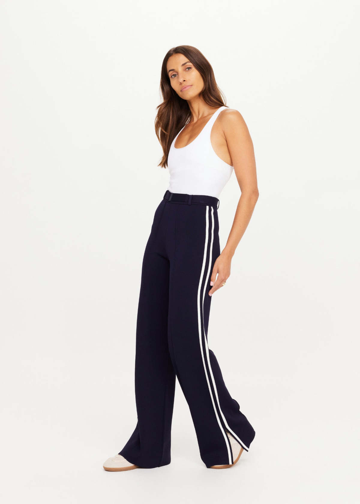 The Upside Monte Carlo Freya Knit Pants - Navy - Image 1 of 2