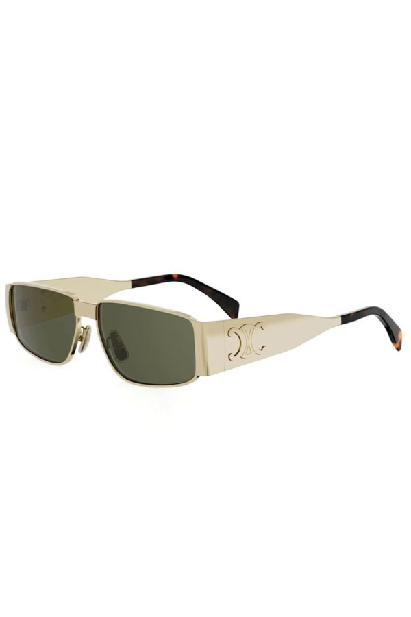 Celine Metal Triomphe CL40325U Sunglasses - Gold