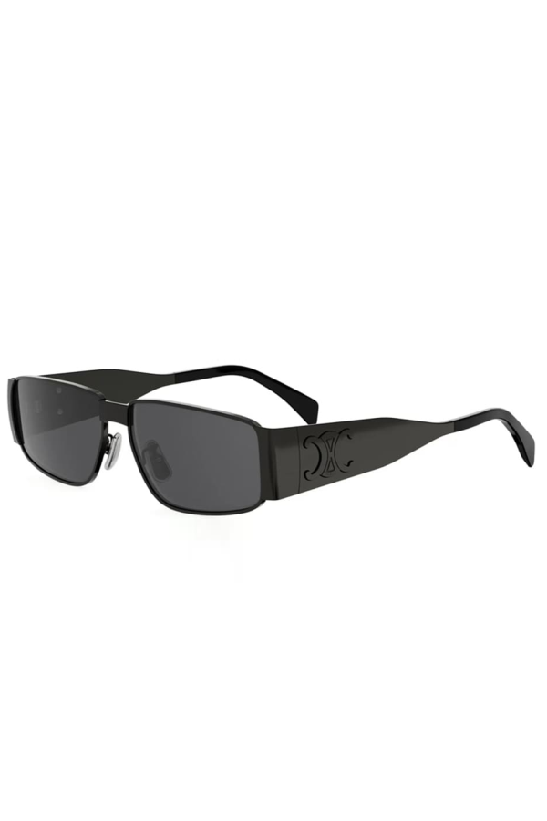 Celine Metal Triomphe CL40325U Sunglasses - Black