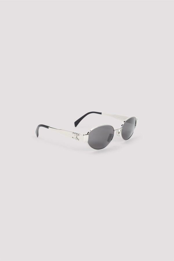 Celine Triomphe 01 Sunglasses - Sm Silver Smoke