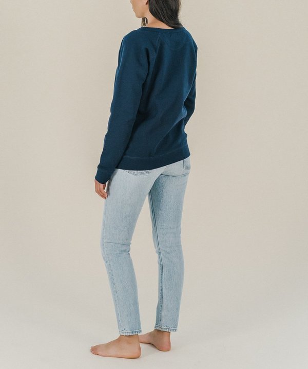 Maison Labiche Feministe Sweatshirt - Navy Maison Labiche Feministe Sweatshirt - Navy