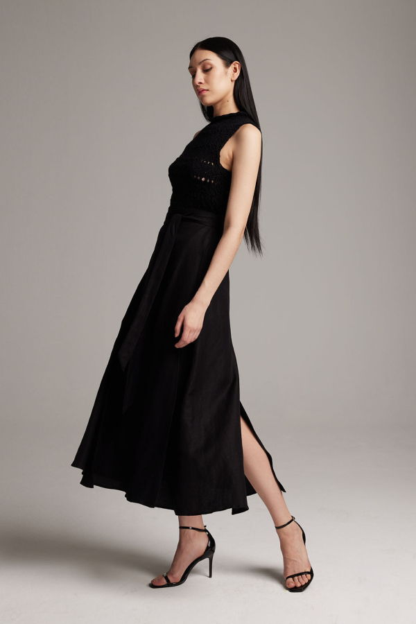 VOZ Butterfly Wrap Skirt - Multi