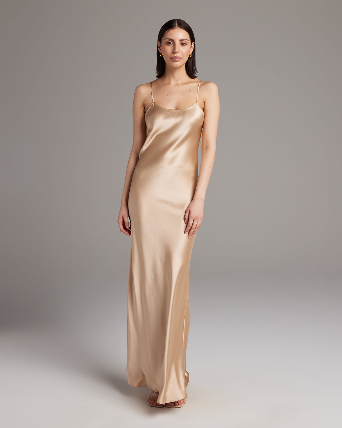 slim fit dress slacks 19Momme Silk Elegant Cowl Neck Sleeveless Dress – SILKSILKY