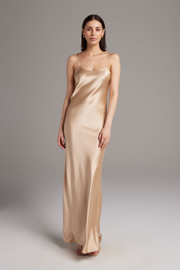 VOZ Liquid Silk Slip dress - Cool