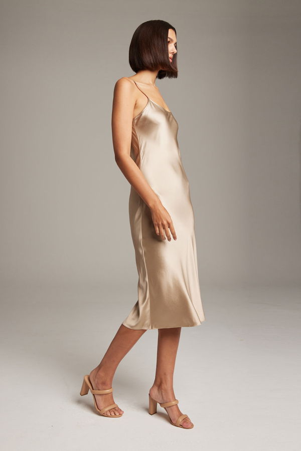 VOZ Midi Slip Dress - Multi