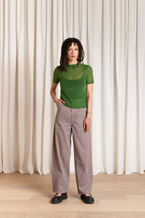 Ali Golden Fitted Barrel Pants