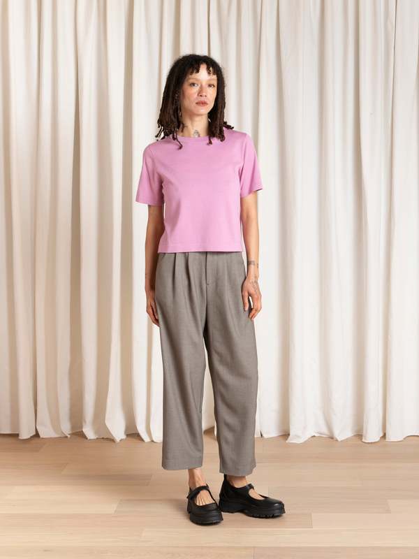 Ali Golden Knit T-Shirt Top