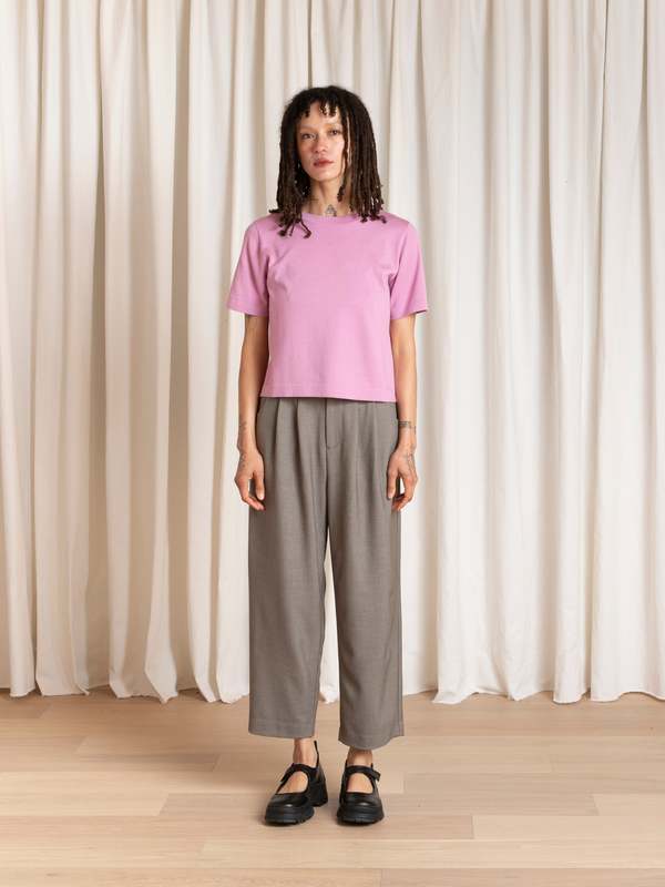 Ali Golden Knit T-Shirt Top