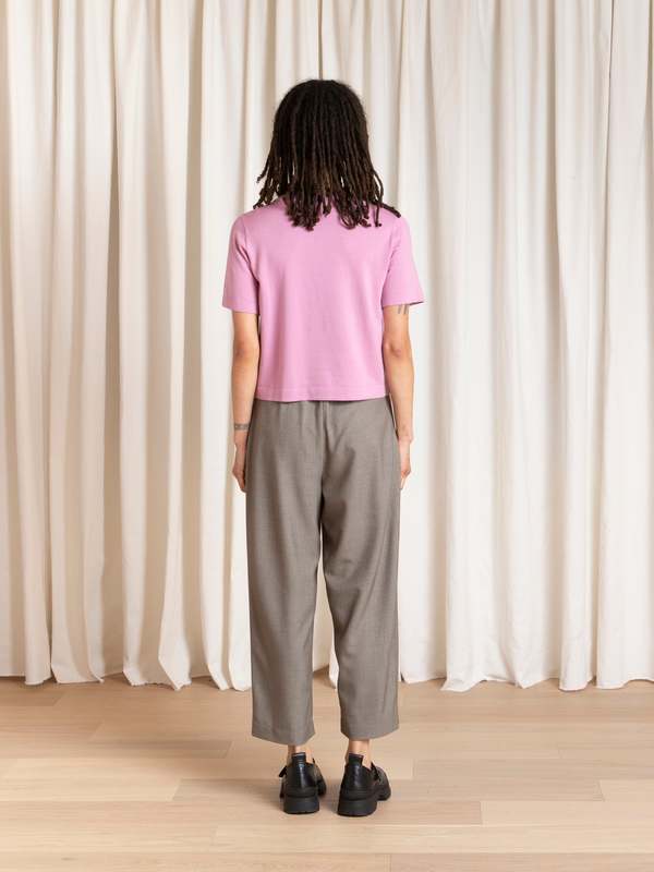 Ali Golden Knit T-Shirt Top