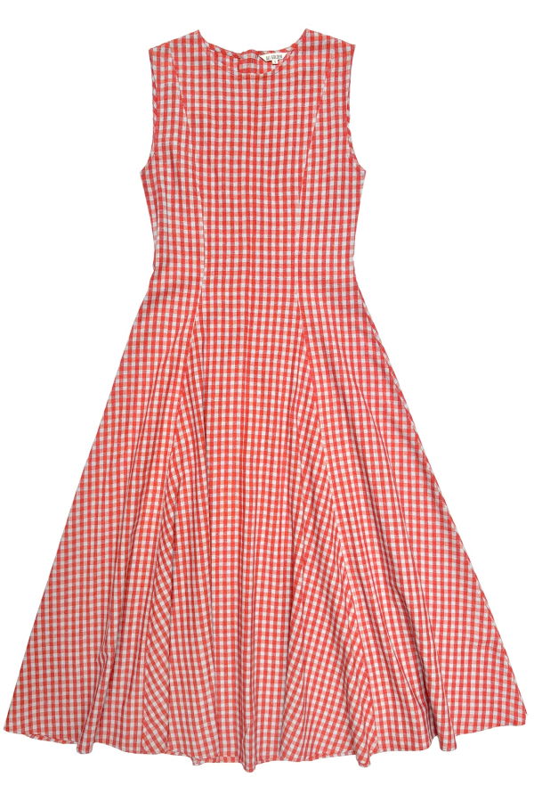 Ali Golden Plaid Mini Dress