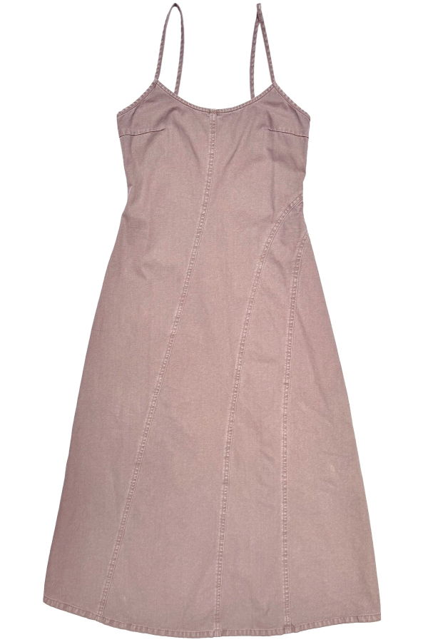 Ali Golden Seamed Tank Dress