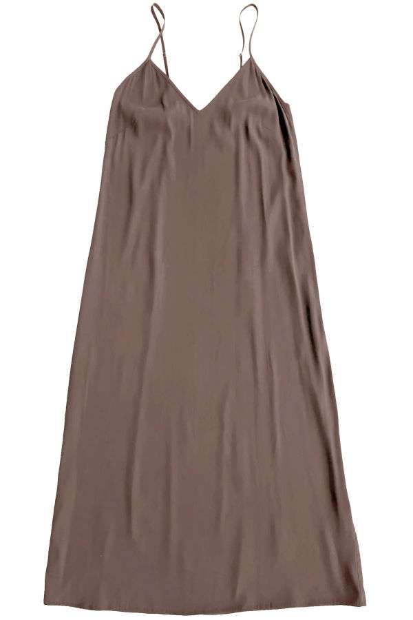 Ali Golden Slip Dress