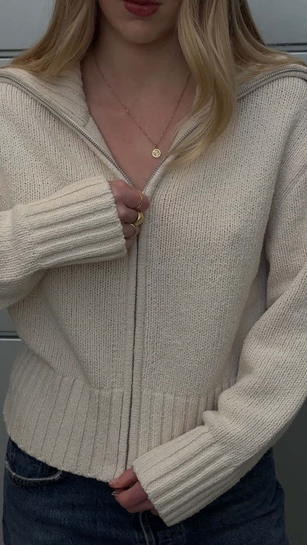 Samse Samse Sajasmin Zip Sweater