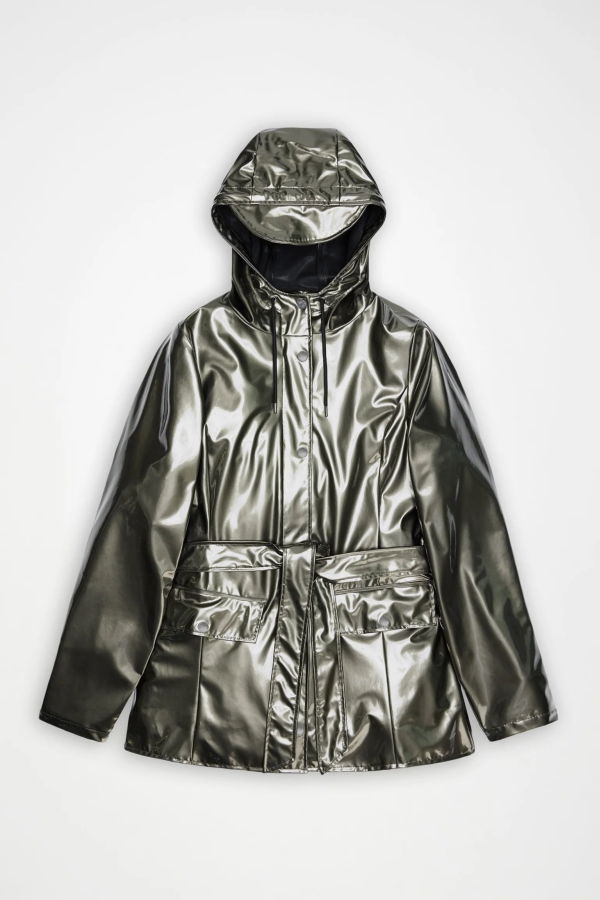 Rains Curve Rain Jacket - Raven