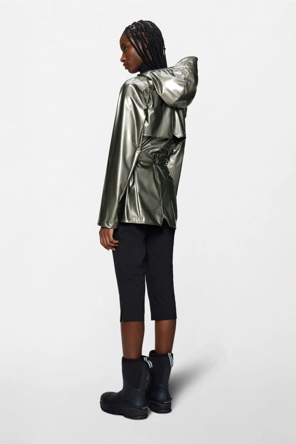 Rains Curve Rain Jacket - Raven