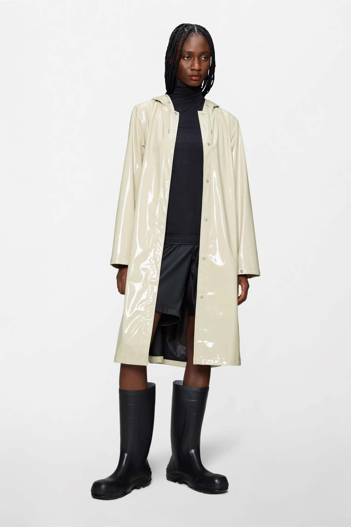 Rains Shore A-Line Longer Jacket - Image 4 of 4
