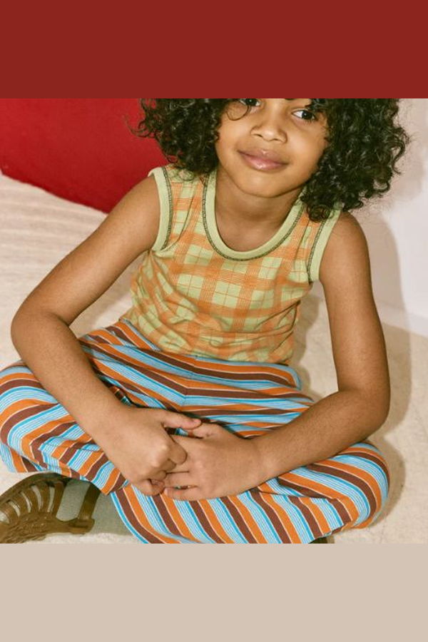 KIDS Misha & Puff Beach Pant Pants - Bright Sky Avenue Stripe