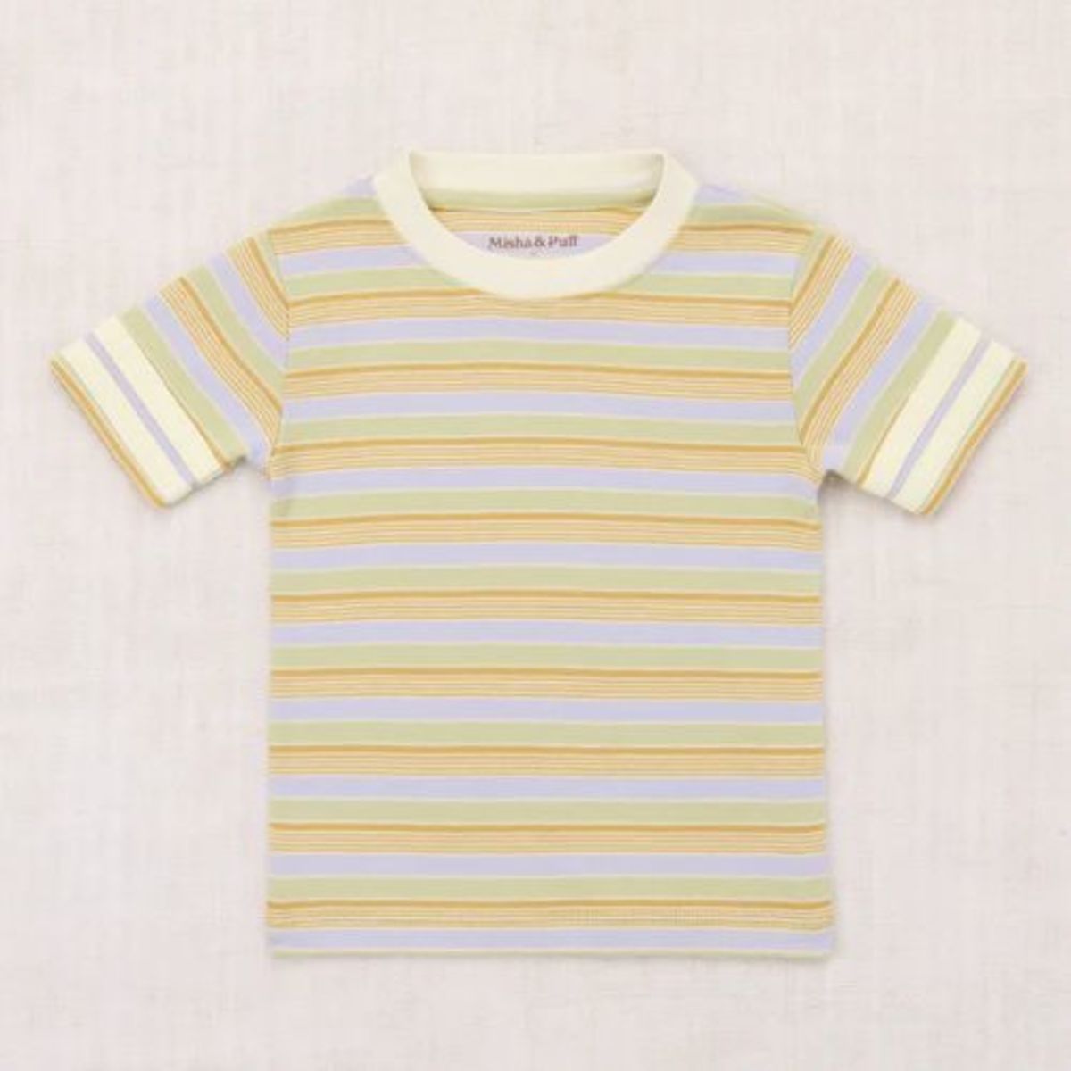KIDS Misha & Puff Rec Tee - Mist Avenue Stripe - Image 2 of 3