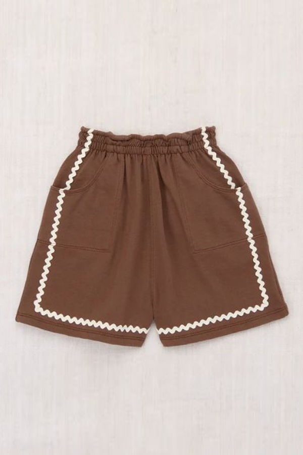 KIDS Misha & Puff RickRack Camp Short - Cola