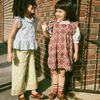 KIDS Misha & Puff Ruffle Sleeve Dress - Cola Flora Tierra - Thumbnail 2