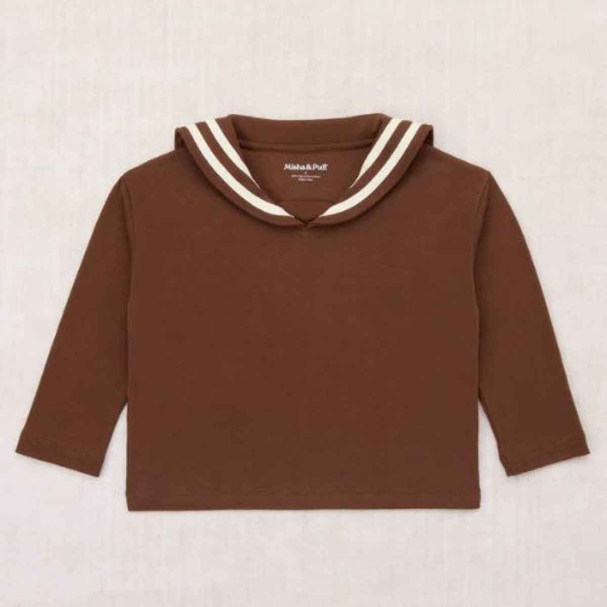 KIDS Misha & Puff Sailor Top - Cola - Image 1 of 4