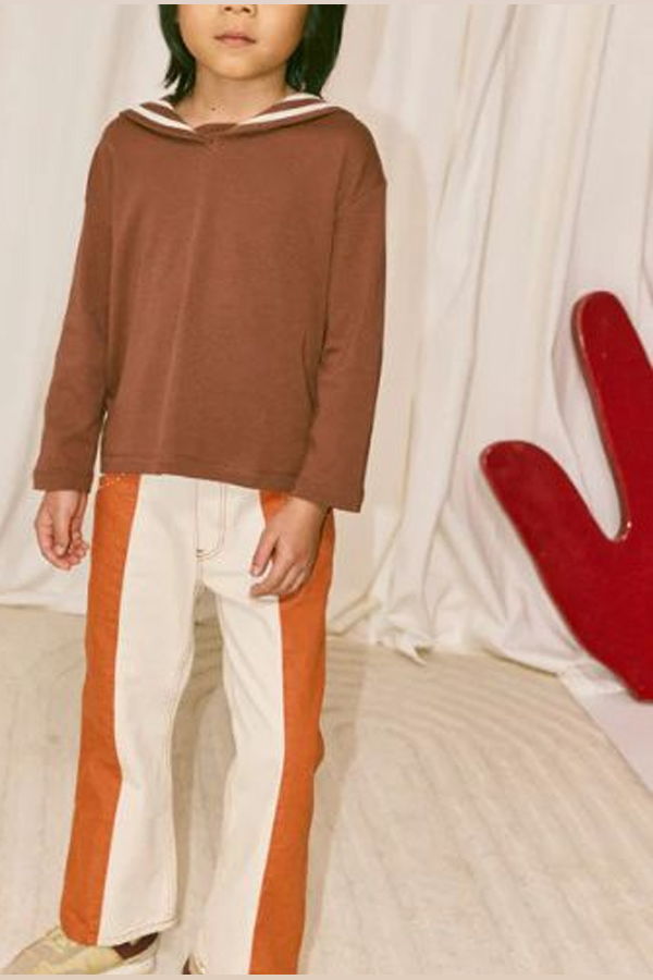 KIDS Misha & Puff Sailor Top - Cola