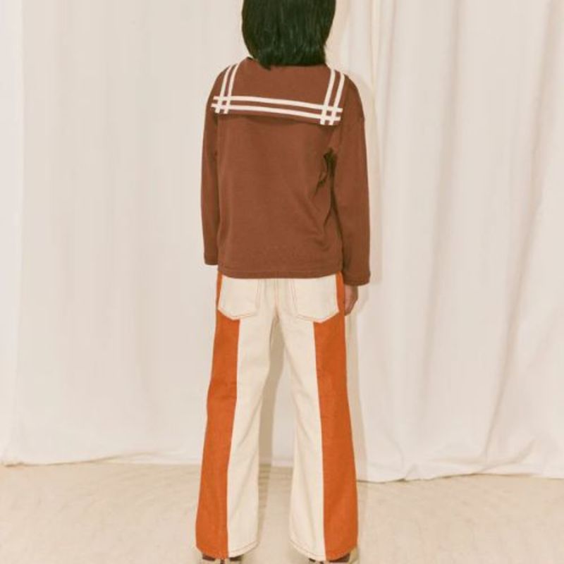 KIDS Misha & Puff Sailor Top - Cola