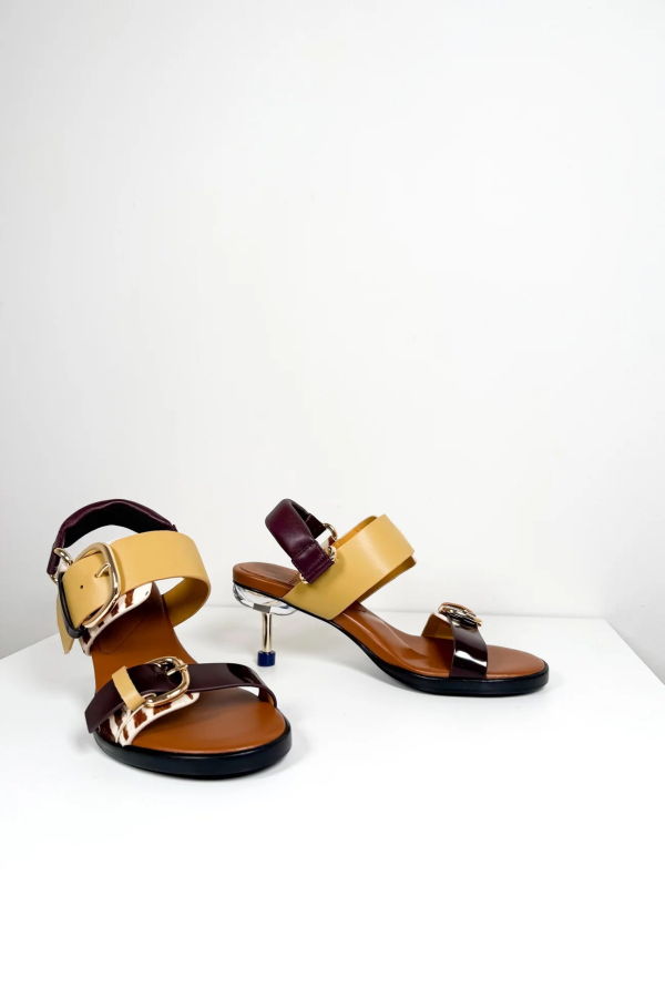 4CCCCEES Osha Line Mid Heels - Zebra Mix