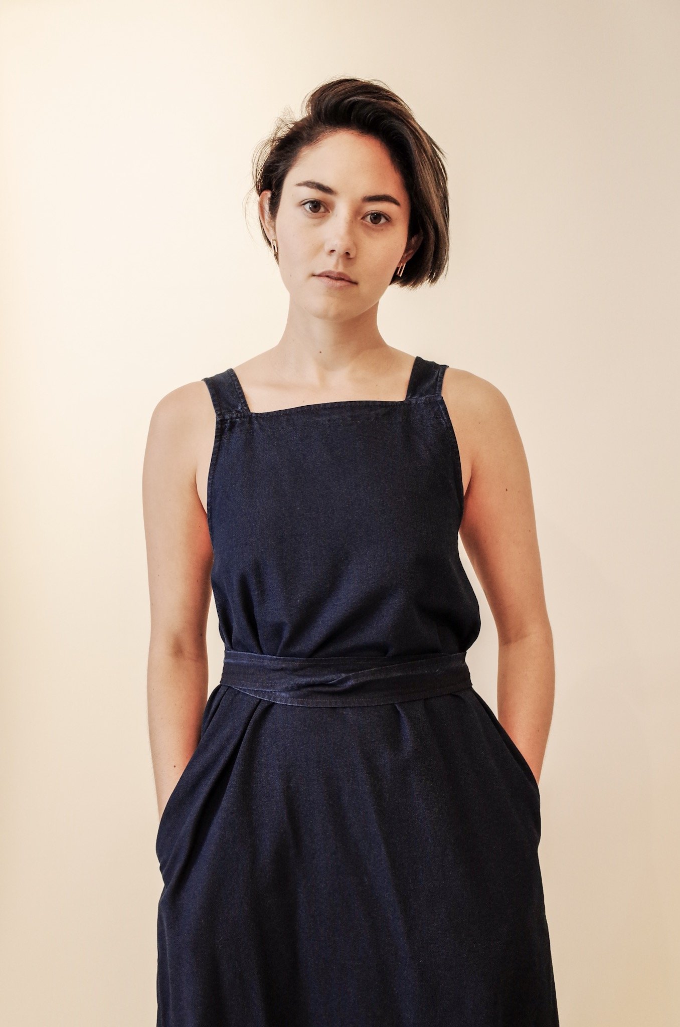 ワンピース MARNO julie dress YMC JULIE DRESS - Dark Indigo | Garmentory