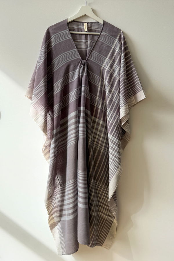 Two Lavender Stripe Caftan