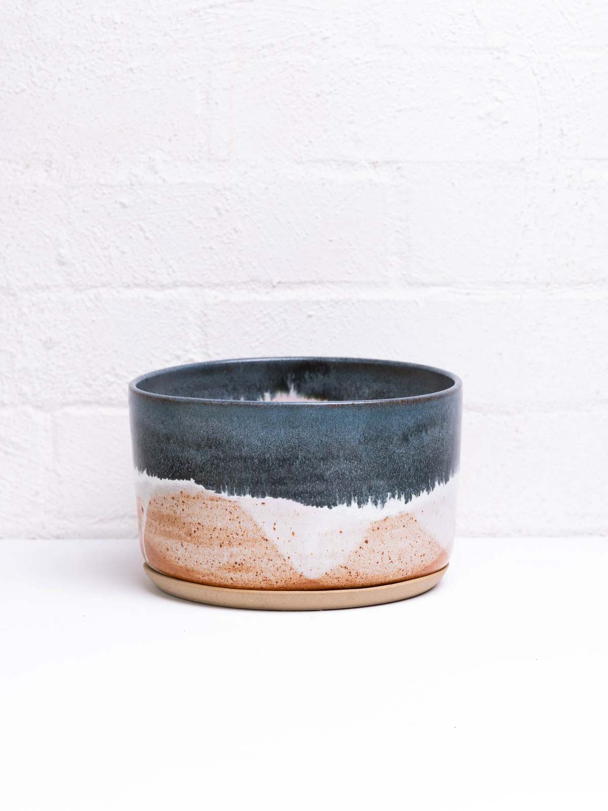 Leaf & Thread Wide Landscape Planter - Image 1 of 2