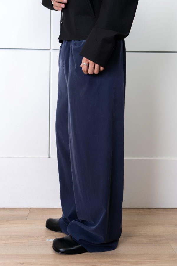 ddailies Pleated Double Pocket Pants - Dark Navy