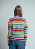 Allude Original Stripe Cashmere Crewneck Sweater - Multicolor - Thumbnail 4