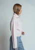 Allude Zip Front Sweater Jacket Cardigan - Rose Fondant - Thumbnail 4