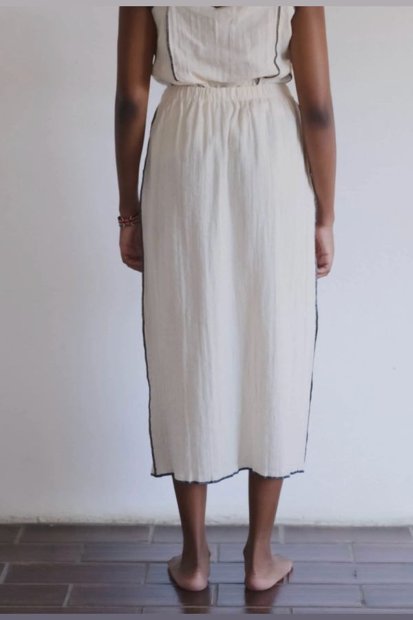 Baserange Folio Skirt - Off White