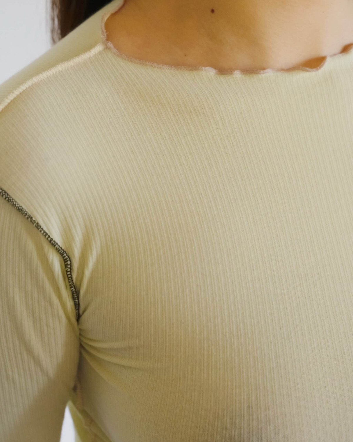 Baserange Vein Long Sleeve Tee - Iguacu Lime - Image 4 of 4